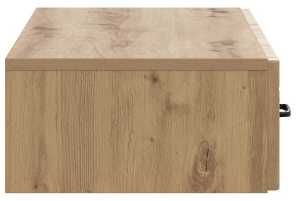 Fali oldaltábla Kézműves Tölgy 87,5 x 34,5 x 17 cm Szerelt Fa