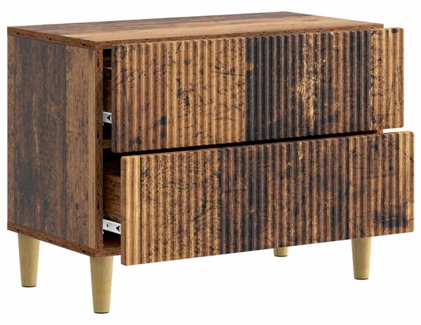 Éjjeliszekrény fiókkal Antik Fa 62 x 34,5 x 48 cm Szerelt Fa