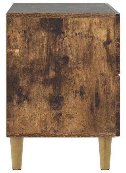Éjjeliszekrény Füstös Tölgy 62 x 34,5 x 48 cm Szerelt Fa
