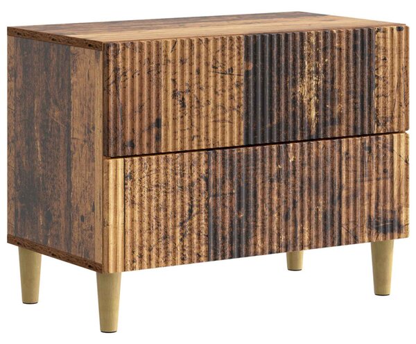 Éjjeliszekrény fiókkal Antik Fa 62 x 34,5 x 48 cm Szerelt Fa