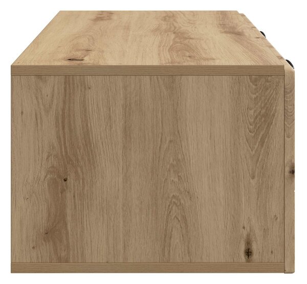 Fali TV szekrény Kézműves Tölgy 78,5 x 41 x 30 cm Szerelt Fa