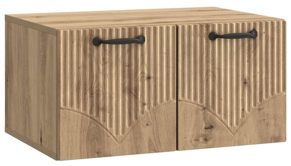 Fali TV szekrény Kézműves Tölgy 59,5 x 41 x 30 cm Szerelt Fa