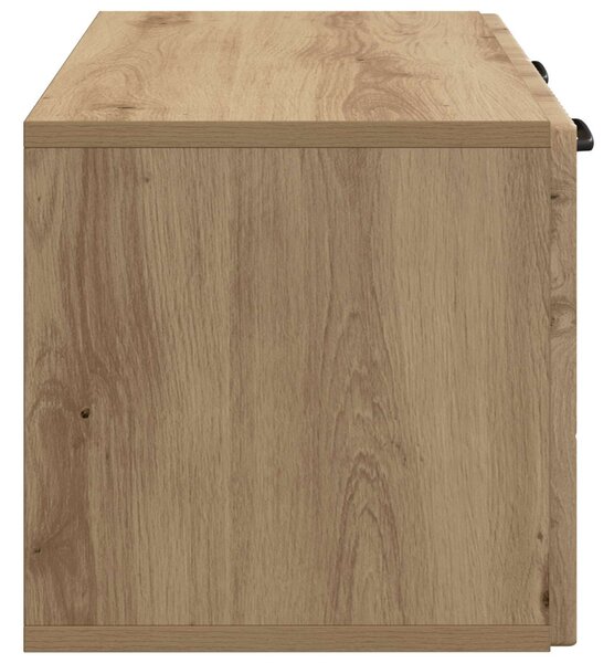 Fali TV szekrény Kézműves Tölgy 59,5 x 31 x 30 cm Szerelt Fa