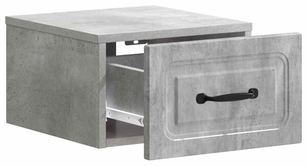 Fali éjjeli szekrény 2 pcs Betonszürke 34,5 x 33 x 20 cm