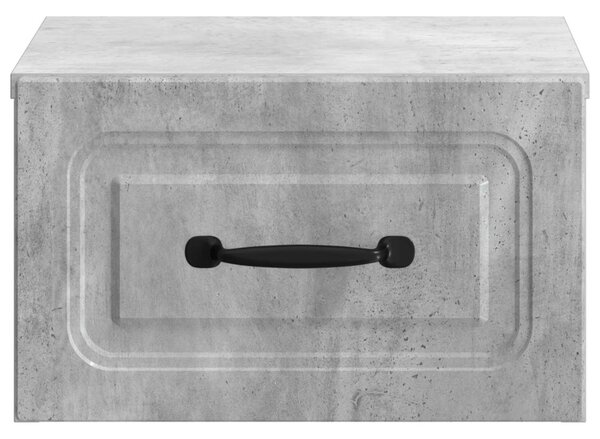 Fali éjjeli szekrény 2 pcs Betonszürke 34,5 x 33 x 20 cm