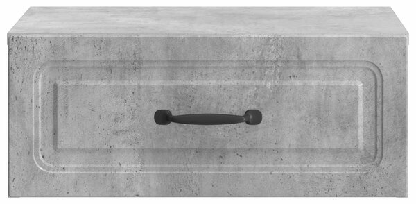 Fali éjjeli szekrény 2 pcs Betonszürke 49 x 34,5 x 20 cm