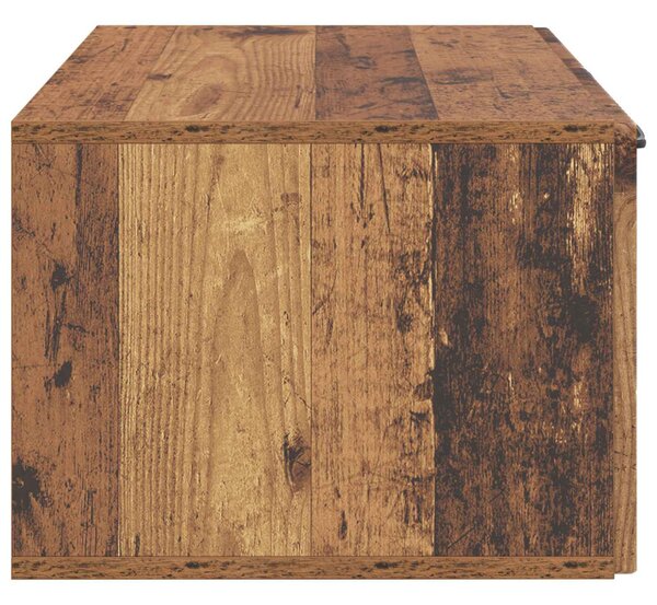 Fali TV szekrény Antik Fa 59,5 x 41 x 30 cm Szerelt Fa