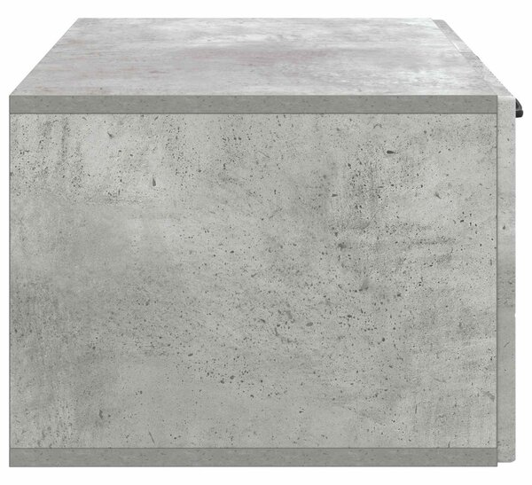 Fali TV szekrény Betonszürke 59,5 x 41 x 30 cm Szerelt Fa