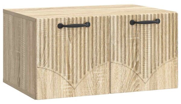 Fali TV szekrény Sonoma Tölgy 59,5 x 41 x 30 cm Szerelt Fa