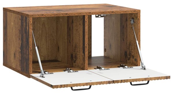 Fali TV szekrény Antik Fa 59,5 x 41 x 30 cm Szerelt Fa