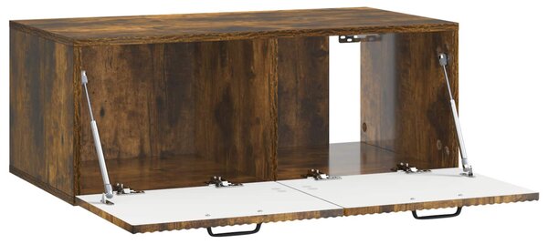 Fali TV szekrény Füstös Tölgy 78,5 x 41 x 30 cm Szerelt Fa