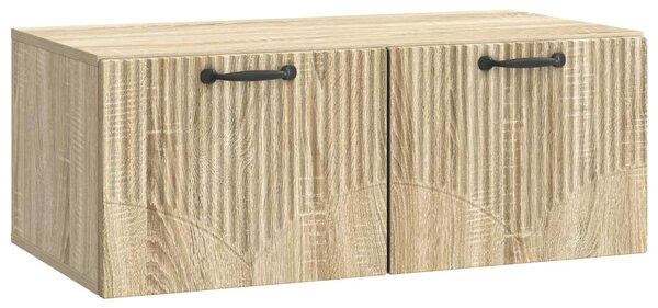 Fali TV szekrény Sonoma Tölgy 78,5 x 41 x 30 cm Szerelt Fa