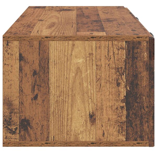 Fali TV szekrény Antik Fa 78,5 x 41 x 30 cm Szerelt Fa
