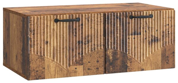 Fali TV szekrény Antik Fa 78,5 x 41 x 30 cm Szerelt Fa