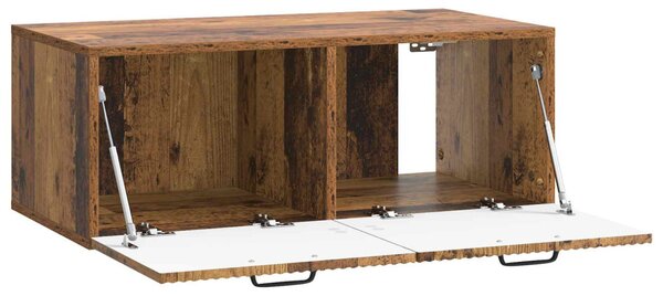 Fali TV szekrény Antik Fa 78,5 x 41 x 30 cm Szerelt Fa