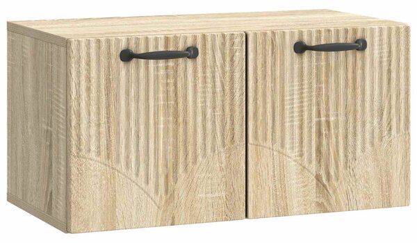 Fali TV szekrény Sonoma Tölgy 59,5 x 31 x 30 cm Szerelt Fa