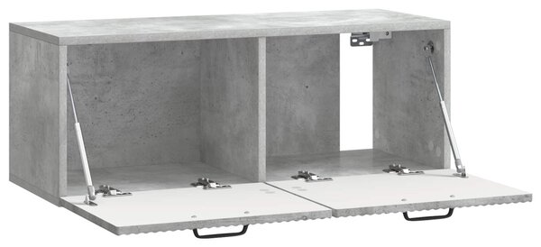 Fali TV szekrény Betonszürke 78,5 x 31 x 30 cm Szerelt Fa