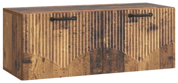Fali TV szekrény Antik Fa 78,5 x 31 x 30 cm Szerelt Fa