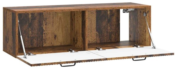 Fali TV szekrény Antik Fa 98 x 31 x 30 cm Szerelt Fa