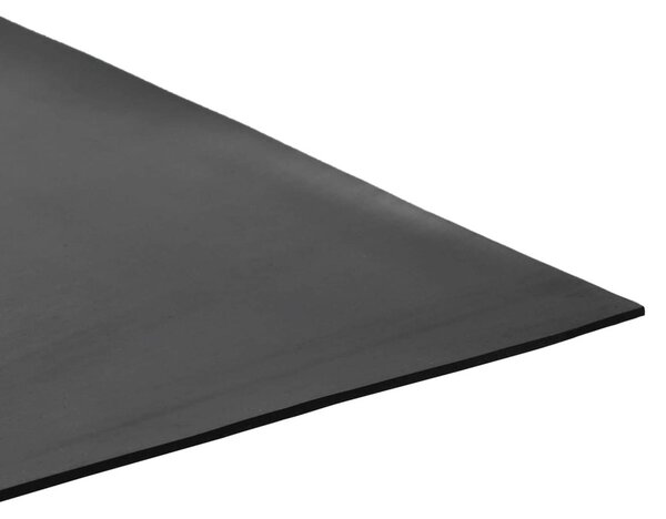 Padló Szőnyeg Fekete 1,2 x 5 m Gumi