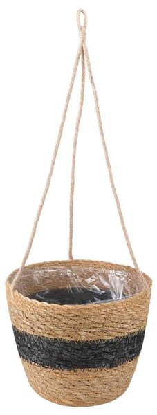 Tengeri fű növénytartók 3 pcs Természetes és Fekete Ø26 x 19 cm