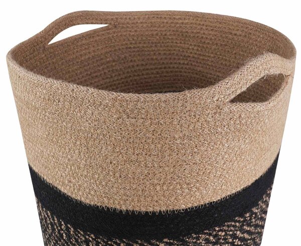 Növényi Cserép Készlet 2 pcs Természetes és Fekete Ø 28 x 28 cm