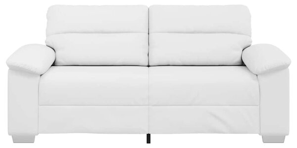 Kétszemélyes fehér műbőr kanapé 180 x 81 x 84 cm