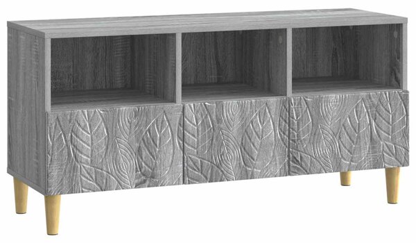 TV szekrény 102 x 34,5 x 50 cm Szürke Sonoma Szerelt Fa