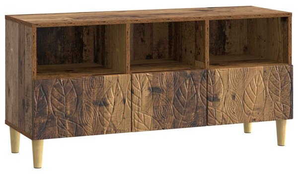 TV szekrény 102 x 34,5 x 50 cm Antik Fa Szerelt Fa