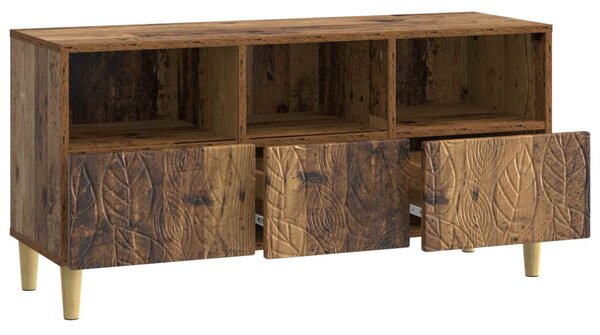 TV szekrény 102 x 34,5 x 50 cm Antik Fa Szerelt Fa
