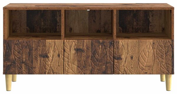 TV szekrény 102 x 34,5 x 50 cm Antik Fa Szerelt Fa