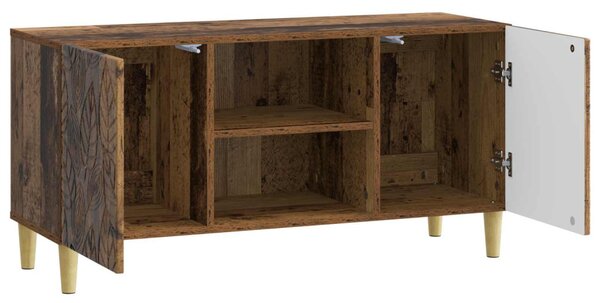 TV szekrény 102 x 34,5 x 50 cm Antik Fa Szerelt Fa