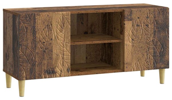 TV szekrény 102 x 34,5 x 50 cm Antik Fa Szerelt Fa