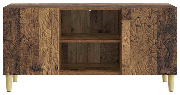 TV szekrény 102 x 34,5 x 50 cm Antik Fa Szerelt Fa