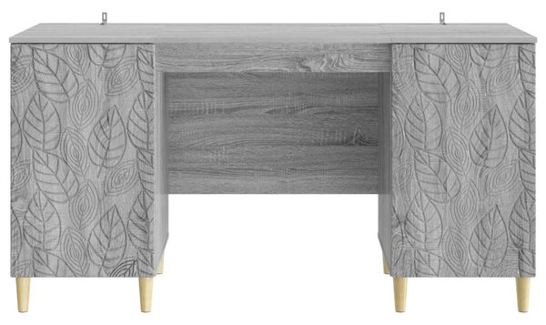 Asztal Szürke Sonoma Szerelt Fa 142,5 x 50 x 75 cm