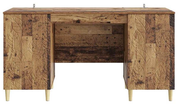 Asztal Antik Fa Szerelt Fa 142,5 x 50 x 75 cm