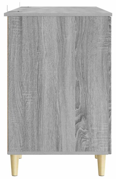 Asztal Szürke Sonoma Szerelt Fa 142,5 x 50 x 75 cm