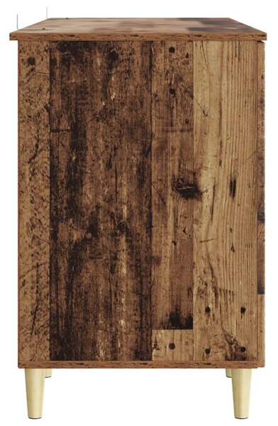 Asztal Antik Fa Szerelt Fa 142,5 x 50 x 75 cm