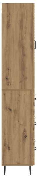 Szekrény szett 2 pcs Kézműves Tölgy 66 x 34,5 x 90 cm