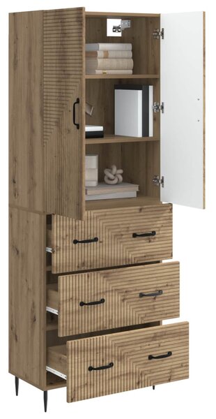 Szekrény szett 2 pcs Kézműves Tölgy 66 x 34,5 x 90 cm