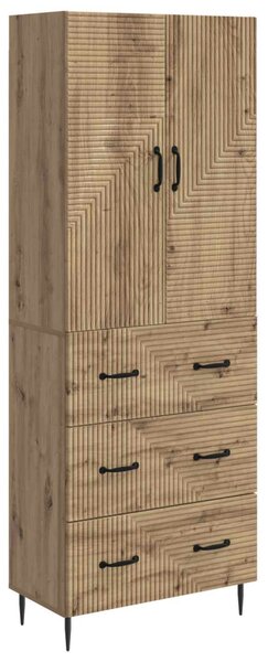 Szekrény szett 2 pcs Kézműves Tölgy 66 x 34,5 x 90 cm