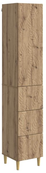 Szekrény szett 2 pcs Kézműves Tölgy 33 x 34,5 x 90 cm