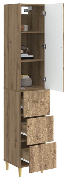 Szekrény szett 2 pcs Kézműves Tölgy 33 x 34,5 x 90 cm
