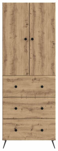 Szekrény szett 2 pcs Kézműves Tölgy 66 x 34,5 x 90 cm