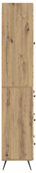 Szekrény szett 2 pcs Kézműves Tölgy 66 x 34,5 x 90 cm