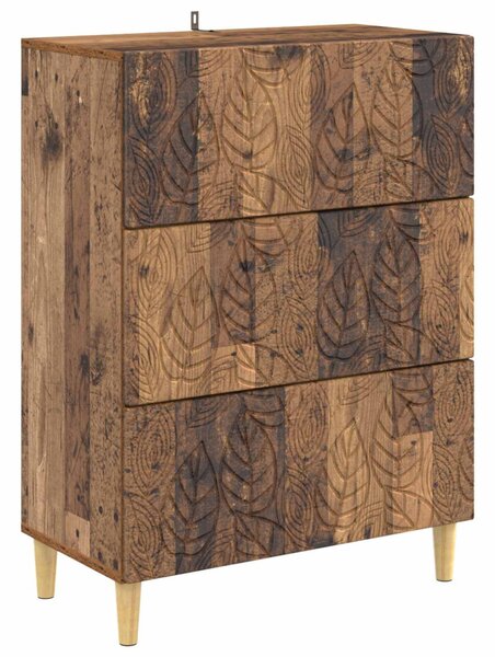 Fiókos szekrény Antik Fa 66 x 34,5 x 90 cm Szerelt Fa