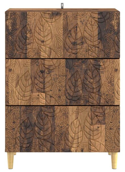 Fiókos szekrény Antik Fa 66 x 34,5 x 90 cm Szerelt Fa