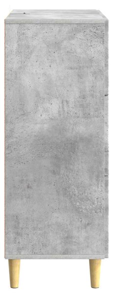 Fiókos szekrény Betonszürke 33 x 34,5 x 90 cm Szerelt Fa