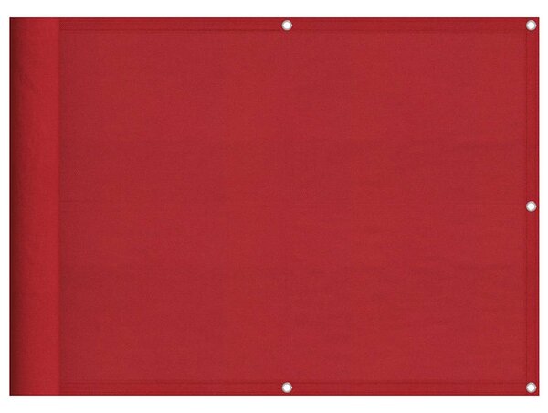 Piros erkély paraván 75 x 800 cm 100% poliészter Oxford
