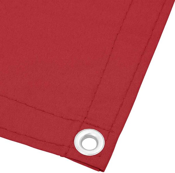 Piros erkély paraván 120 x 700 cm 100% poliészter Oxford